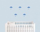 Umbrella Pattern Wall Decal Umbrella Pattern Wall Decal Nursery Modern Vinyl Sticker